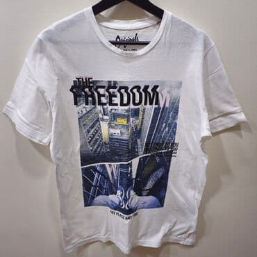 Futbolka, L, rəng - Ağ lalafo.az -da Futbolka, L, rəng - Ağ