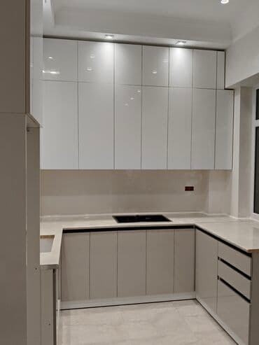 Кухонный гарнитур на заказ, Самозакрывающие петли, Ламинат гладкий, Нет кредита, Бесплатная доставка at lalafo.az Кухонный гарнитур на заказ, Самозакрывающие петли, Ламинат гладкий, Нет кредита, Бесплатная доставка