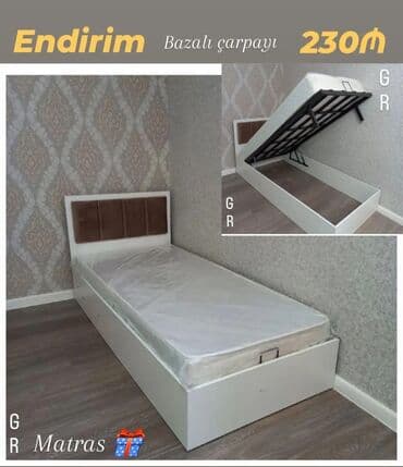 Yeni, Təknəfərlik çarpayı, Bazalı, Matras ilə, Siyirməsiz, Azərbaycan lalafo.az -da Yeni, Təknəfərlik çarpayı, Bazalı, Matras ilə, Siyirməsiz, Azərbaycan