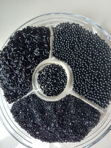 Qara rəngli boncuk dəsti lalafo.az -da Qara rəngli boncuk dəsti