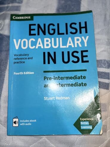 Cambridge Vocabulary in Use Fourth edition Pre-intermediate and lalafo.az -da Cambridge Vocabulary in Use Fourth edition Pre-intermediate and