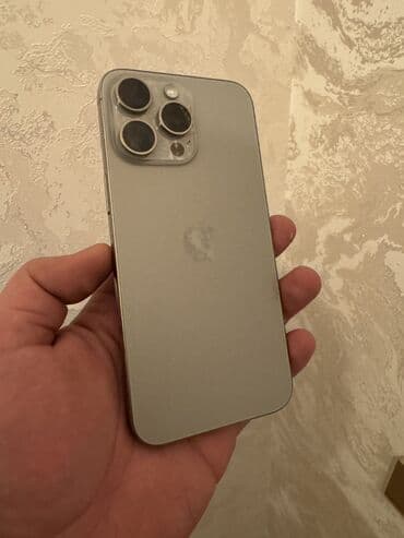 IPhone 15 Pro Max, 256 GB, Natural Titanium, Simsiz şarj, Sənədlərlə lalafo.az -da IPhone 15 Pro Max, 256 GB, Natural Titanium, Simsiz şarj, Sənədlərlə