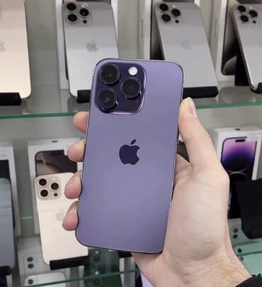IPhone 14 Pro, 128 GB, Deep Purple, Face ID lalafo.az -da IPhone 14 Pro, 128 GB, Deep Purple, Face ID