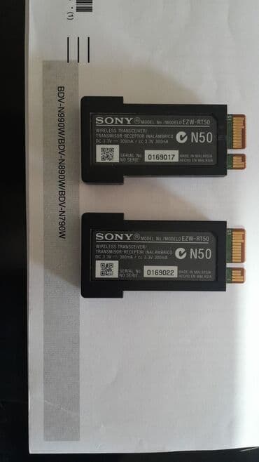 Məhsul: Sony EZW‑RT50 simsiz transceiver modulu (NFC N50 işarəli) — 2 lalafo.az -da Məhsul: Sony EZW‑RT50 simsiz transceiver modulu (NFC N50 işarəli) — 2