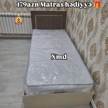Yeni, Təknəfərlik çarpayı, Matras ilə lalafo.az -da Yeni, Təknəfərlik çarpayı, Matras ilə