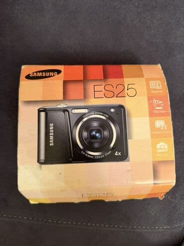 Samsung ES25 rəqəmsal fotoaparat - 12 MP sensör - 27 mm geniş bucaq - lalafo.az -da Samsung ES25 rəqəmsal fotoaparat - 12 MP sensör - 27 mm geniş bucaq -