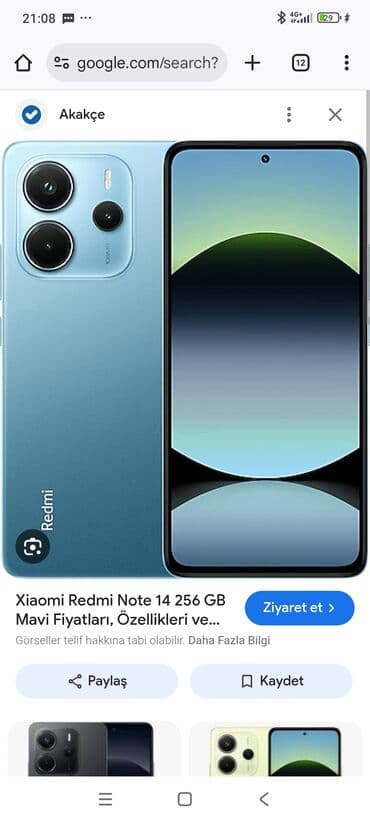 Redmi Note 14, 256 GB, rəng - Mavi lalafo.az -da Redmi Note 14, 256 GB, rəng - Mavi