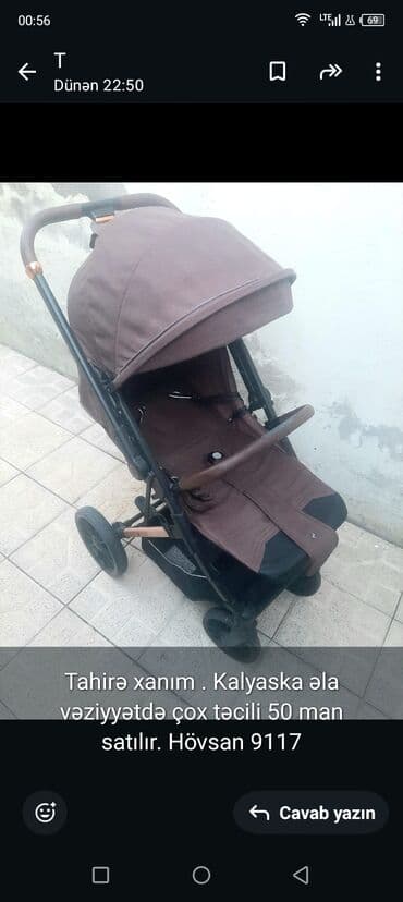 Tahirə xanım . Kalyaska əla vəziyyətdə çox təcili 50 man satılır lalafo.az -da Tahirə xanım . Kalyaska əla vəziyyətdə çox təcili 50 man satılır