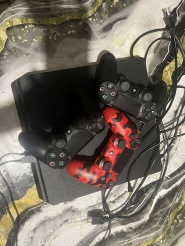 PlayStation 4 Slim oyun konsolu dəsti Tərkibi: - PS4 Slim konsolu lalafo.az -da PlayStation 4 Slim oyun konsolu dəsti Tərkibi: - PS4 Slim konsolu