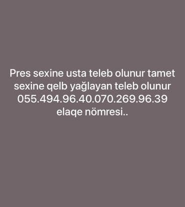 Beton, monolit ustası tələb olunur, Dəyişən növbəli lalafo.az -da Beton, monolit ustası tələb olunur, Dəyişən növbəli