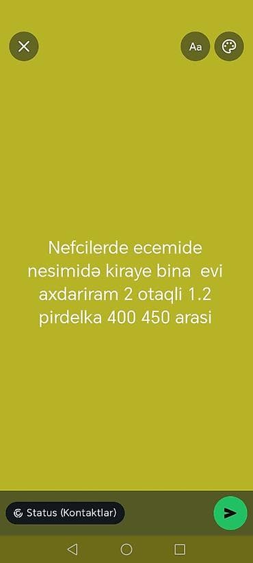 Diqqət ev axdariram aile ucun Kirayə axtarışı – 2 otaqlı bina evi - lalafo.az -da Diqqət ev axdariram aile ucun Kirayə axtarışı – 2 otaqlı bina evi -