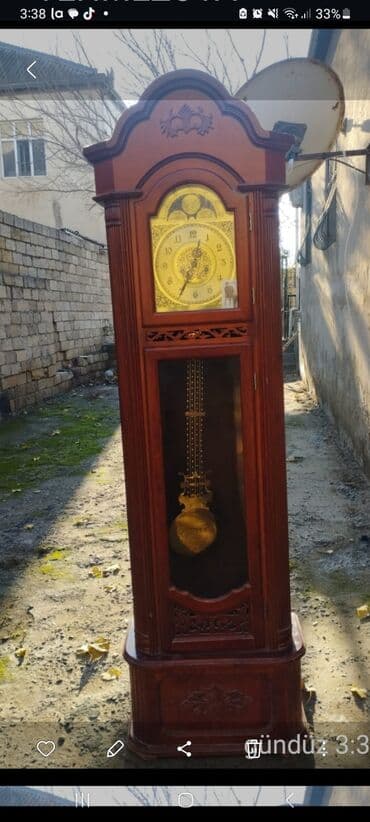 Məhsul: Antik üslubda zəngli döşəmə saatı (grandfather clock) Təsvir lalafo.az -da Məhsul: Antik üslubda zəngli döşəmə saatı (grandfather clock) Təsvir