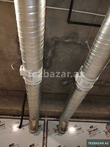 Sənaye tipli havalandırma sistemi – spiral hava kanalları və inline lalafo.az -da Sənaye tipli havalandırma sistemi – spiral hava kanalları və inline