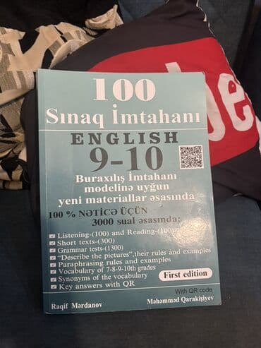 Məhsul: “100 Sınaq İmtahanı – English 9–10” (First edition) Buraxılış lalafo.az -da Məhsul: “100 Sınaq İmtahanı – English 9–10” (First edition) Buraxılış