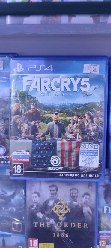 Far cry 5 Oyun diski, az işlənib. 🎮Playstation 3-4-5 original oyun lalafo.az -da Far cry 5 Oyun diski, az işlənib. 🎮Playstation 3-4-5 original oyun