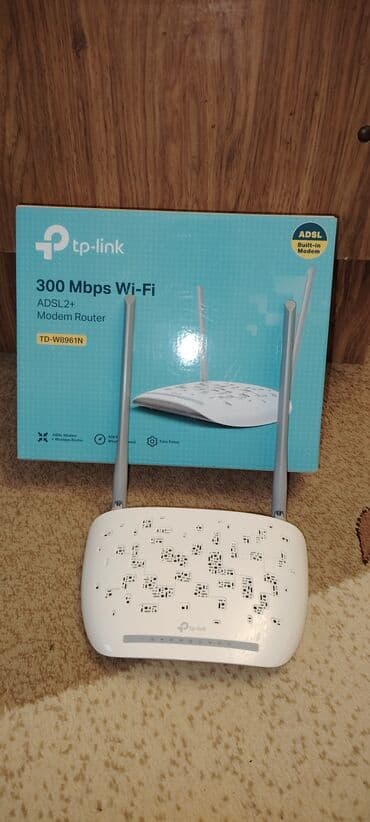 Satılır: TP-Link ADSL2+ Modem Router (TD-W8961N) ✅ 300 Mbps Wi-Fi lalafo.az -da Satılır: TP-Link ADSL2+ Modem Router (TD-W8961N) ✅ 300 Mbps Wi-Fi