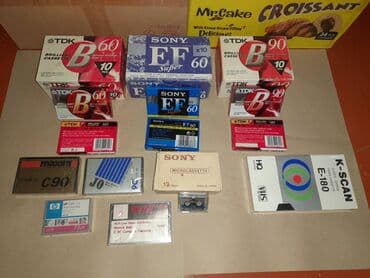 Kasetlər satılır upakovkada və işlənməmiş və içi yazılmamış kaset lalafo.az -da Kasetlər satılır upakovkada və işlənməmiş və içi yazılmamış kaset