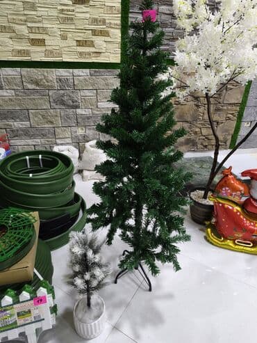 Süni Yeni il şam ağacı dəsti - Material: sıx plastik iynələr lalafo.az -da Süni Yeni il şam ağacı dəsti - Material: sıx plastik iynələr