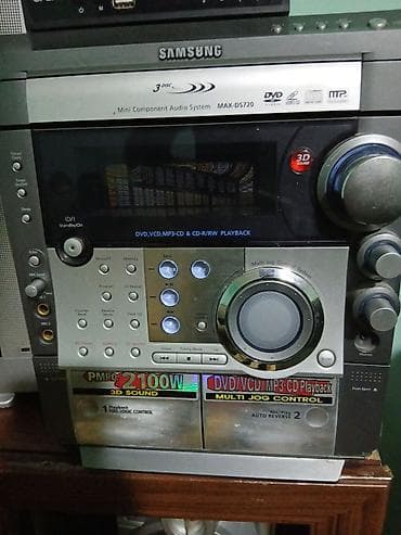 Samsung MAX-DS720 mini komponent audio sistemi - 3 diskli changer at lalafo.az Samsung MAX-DS720 mini komponent audio sistemi - 3 diskli changer