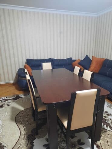 Qonaq otağı üçün, İşlənmiş, Açılmayan, Dördbucaq masa, 6 stul lalafo.az -da Qonaq otağı üçün, İşlənmiş, Açılmayan, Dördbucaq masa, 6 stul