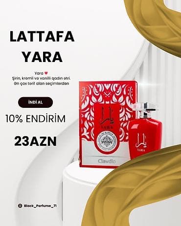 LATTAFA YARA qadın ətiri - Qoxu profili: şirin, kremli və vanilli lalafo.az -da LATTAFA YARA qadın ətiri - Qoxu profili: şirin, kremli və vanilli
