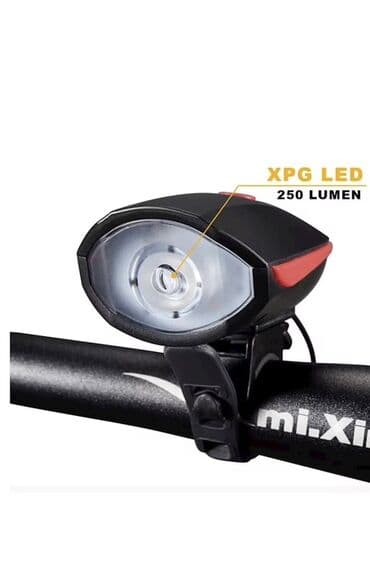 Velosiped üçün LED ön işıq və zəng (model 7588) - İşıq gücü: XPG LED lalafo.az -da Velosiped üçün LED ön işıq və zəng (model 7588) - İşıq gücü: XPG LED