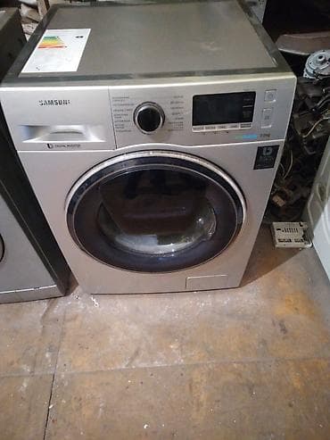 Paltaryuyan maşın Samsung, 7 kq, İşlənmiş, Avtomat, Qurutma var, Kredit yoxdur, Pulsuz çatdırılma lalafo.az -da Paltaryuyan maşın Samsung, 7 kq, İşlənmiş, Avtomat, Qurutma var, Kredit yoxdur, Pulsuz çatdırılma