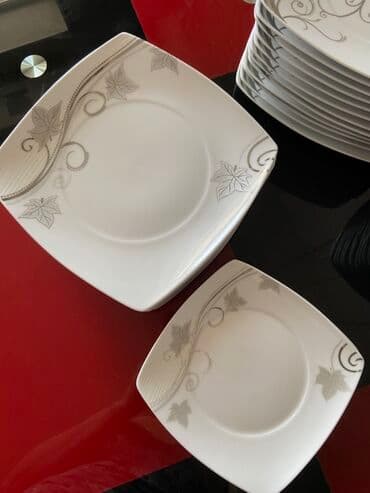 Boşqablar, 6 ədədli dəst, rəng - Ağ, Farfor, Almaniya lalafo.az -da Boşqablar, 6 ədədli dəst, rəng - Ağ, Farfor, Almaniya