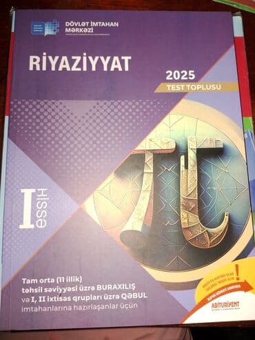 Riyaziyyat Testlər 11-ci sinif, DİM, 1-ci hissə lalafo.az -da Riyaziyyat Testlər 11-ci sinif, DİM, 1-ci hissə
