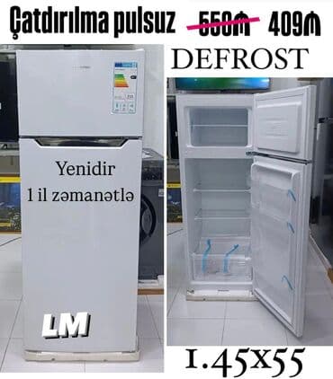 2 qapılı Hoffman Soyuducu Satılır, rəng - Ağ lalafo.az -da 2 qapılı Hoffman Soyuducu Satılır, rəng - Ağ