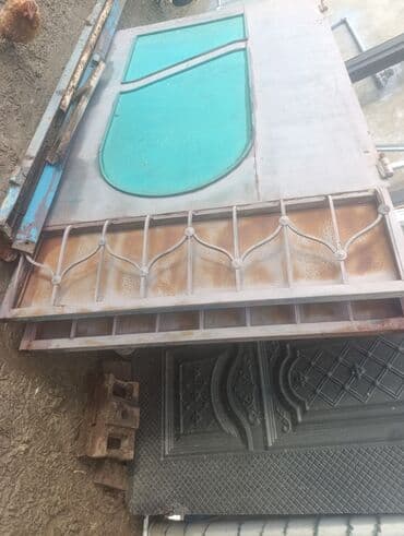 Dəmir Həyət darvazası, Mexaniki, Şəbəkə ilə, rəng - Boz, Kredit yoxdur lalafo.az -da Dəmir Həyət darvazası, Mexaniki, Şəbəkə ilə, rəng - Boz, Kredit yoxdur