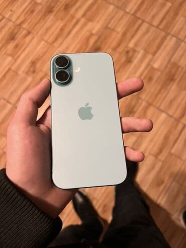 IPhone 16, 128 GB, Yaşıl, Face ID lalafo.az -da IPhone 16, 128 GB, Yaşıl, Face ID