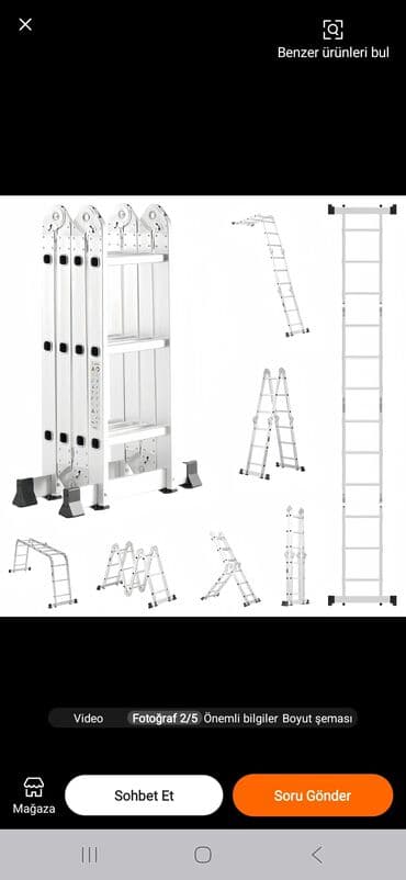 Декоративные панели для стен: Bu qatlanan çoxməqsədli nərdivan müxtəlif işlər üçün uyğun olan at lalafo.az — 3 Декоративные панели для стен: Bu qatlanan çoxməqsədli nərdivan müxtəlif işlər üçün uyğun olan — 3