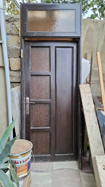 Ağac qapı dəsti – şüşəli üstlük və yan panel ilə olcusu eni 93 lalafo.az -da Ağac qapı dəsti – şüşəli üstlük və yan panel ilə olcusu eni 93