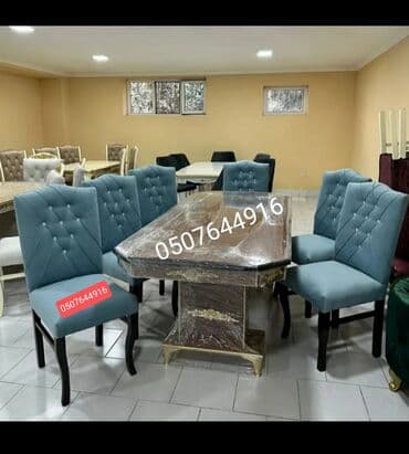 Qonaq otağı üçün, Yeni, Açılmayan, Dördbucaq masa, 6 stul lalafo.az -da Qonaq otağı üçün, Yeni, Açılmayan, Dördbucaq masa, 6 stul