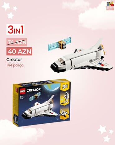 LEGO Creator 3-in-1 kosmik dəst – 31134 - 144 parça - 6+ yaş üçün - 3 lalafo.az -da LEGO Creator 3-in-1 kosmik dəst – 31134 - 144 parça - 6+ yaş üçün - 3