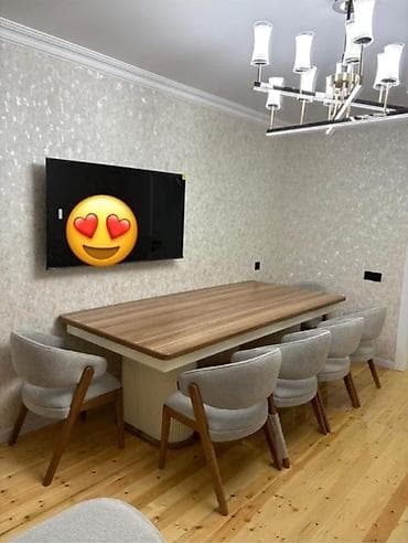 Qonaq otağı üçün, İşlənmiş, Kvadrat masa, 6 stul lalafo.az -da Qonaq otağı üçün, İşlənmiş, Kvadrat masa, 6 stul