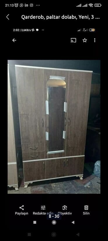 Комоды на заказ: Teze 3qapili Dolab . Qiymet 170 Azn olcu 120*200*45 Ünvana at lalafo.az — 4 Комоды на заказ: Teze 3qapili Dolab . Qiymet 170 Azn olcu 120*200*45 Ünvana — 4