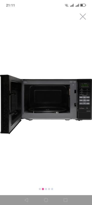 Маслобойки: Микроволновка Panasonic, Отдельностоящая, С микроволнами, цвет - Черный at lalafo.az — 3 Маслобойки: Микроволновка Panasonic, Отдельностоящая, С микроволнами, цвет - Черный — 3