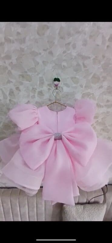 Uşaq üçün zərif ziyafət/libas paltarı - Rəng: açıq çəhrayı - Parça lalafo.az -da Uşaq üçün zərif ziyafət/libas paltarı - Rəng: açıq çəhrayı - Parça