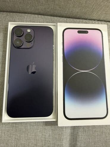 IPhone 14 Pro Max, 256 GB, Deep Purple, Face ID lalafo.az -da IPhone 14 Pro Max, 256 GB, Deep Purple, Face ID