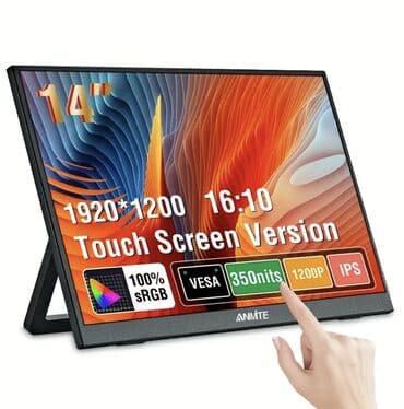 Sensorlu 14” Touch Portativ Monitor Yüksək keyfiyyətli görüntü lalafo.az -da Sensorlu 14” Touch Portativ Monitor Yüksək keyfiyyətli görüntü