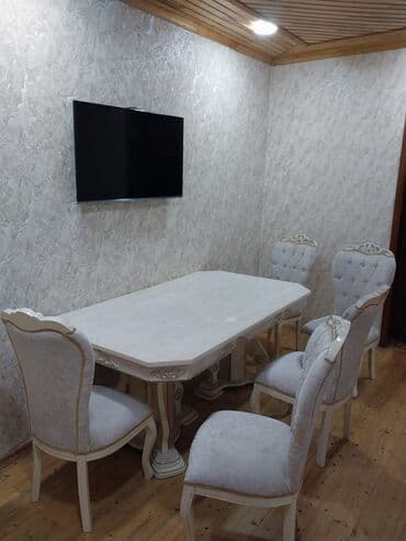 Qonaq otağı üçün, İşlənmiş, Açılmayan, Dördbucaq masa, 6 stul lalafo.az -da Qonaq otağı üçün, İşlənmiş, Açılmayan, Dördbucaq masa, 6 stul