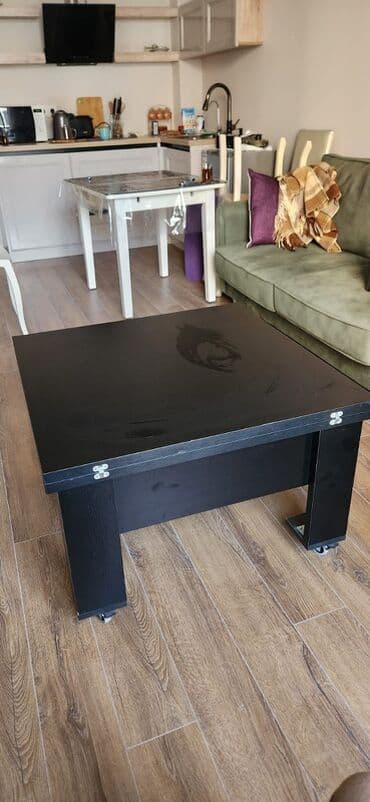 Jurnal masası, Transformer, MDF, Dördbucaq masa lalafo.az -da Jurnal masası, Transformer, MDF, Dördbucaq masa