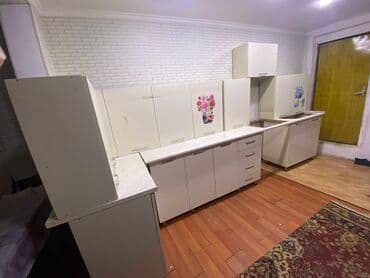 Пуфики: Mətbəx mebeli dəsti – L formalı, krem rəngli - Material at lalafo.az — 2 Пуфики: Mətbəx mebeli dəsti – L formalı, krem rəngli - Material — 2