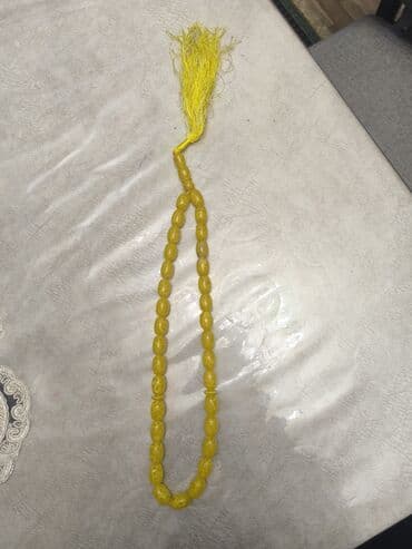 Sarı rəngli təsbeh Kərbəladan hədiyyə gətiriblər.İşlədilməyib.33daşlı lalafo.az -da Sarı rəngli təsbeh Kərbəladan hədiyyə gətiriblər.İşlədilməyib.33daşlı