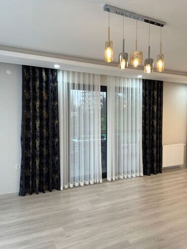 Pərdə və tül dizaynı – ölçüyə uyğun hazırlanma - İkiqat sistem: qalın lalafo.az -da Pərdə və tül dizaynı – ölçüyə uyğun hazırlanma - İkiqat sistem: qalın