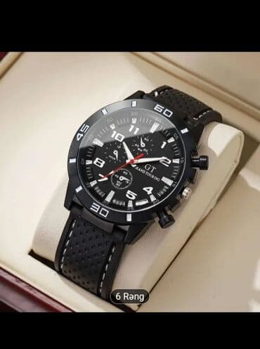 Kişi qol saatı – GT Grand Touring dizaynı - Rəng: qara (şəkildə “6 lalafo.az -da Kişi qol saatı – GT Grand Touring dizaynı - Rəng: qara (şəkildə “6