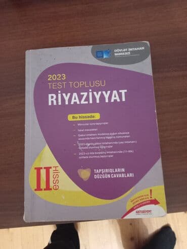 Riyaziyyat 11-ci sinif, 2023 il lalafo.az -da Riyaziyyat 11-ci sinif, 2023 il