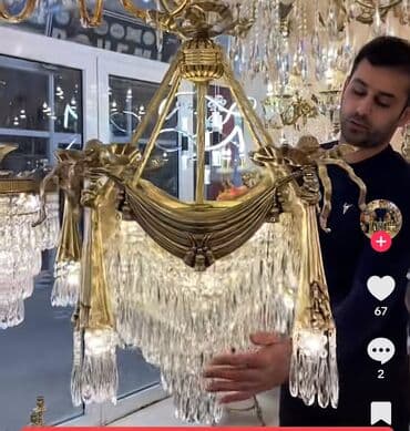 Çılçıraq, 10 və daha çox lampa, Xrustal lalafo.az -da Çılçıraq, 10 və daha çox lampa, Xrustal